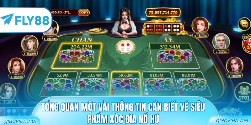 Xóc Đĩa Nổ Hũ - Đỉnh Cao Giải Trí Đổi Thưởng Thế Hệ Mới 1 Tổng quan một vài thông tin cần biết về siêu phẩm xóc đĩa nổ hũ